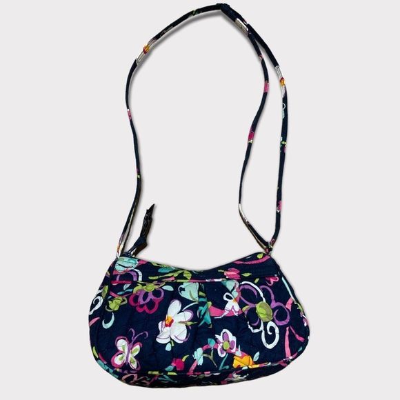 Vera Bradley Bags Verabradley Small Blue Floral Quilted Crossbody